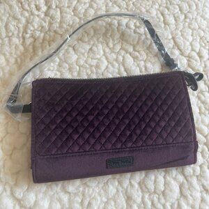 Vera Bradley RFID Pouch Wristlet - Blackberry Wine